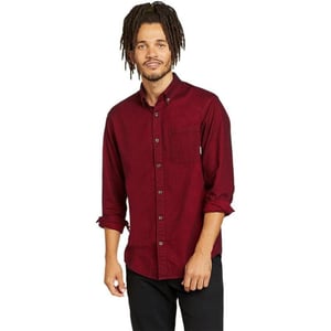 Eddie Bauer Mens Eddies Favorite Flannel Classic Fit Shirt  SolidTall Royal Red