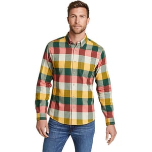 Eddie Bauer Mens Eddies Favorite Flannel Shirt  SlimTall Alder