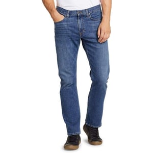 Eddie Bauer Mens Field Flex Straight JeansMeridian Blue