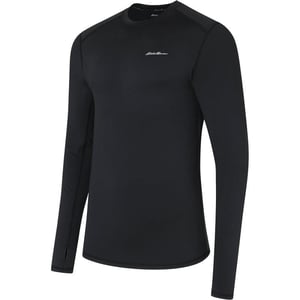 Eddie Bauer Mens Midweight Long Sleeve Crew Neck ShirtBlack