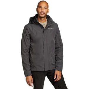 Eddie Bauer Mens Packable Rainfoil JacketDark Smoke Recycled