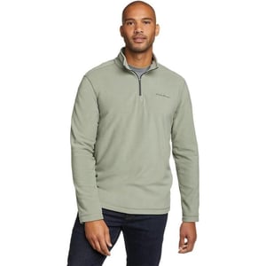 Eddie Bauer Mens Quest Fleece 14Zip PulloverSage