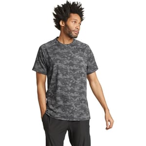 Eddie Bauer Mens Resolution Jacquard TShirtCharcoal Htr