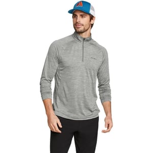 Eddie Bauer Mens Resolution LongSleeve 14ZipCinder