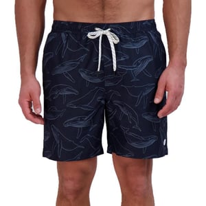 Eddie Bauer Mens SPF 50 Volley Swim Trunk  Fun Designs Comfortable and Stylish 7 InseamAtlantic