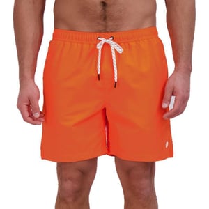 Eddie Bauer Mens SPF 50 Volley Swim Trunk  Fun Designs Comfortable and Stylish 7 InseamOrange Blaze