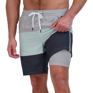 Eddie Bauer Mens SPF 50 Volley Swim Trunk 8 Inseam Comes with Comfort Liner  Ultimate Comfort  StretchStorm