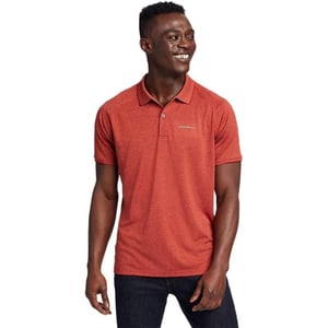 Eddie Bauer Mens Ss Resolution Pro Polo 20Maroon