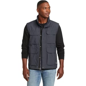 Eddie Bauer Mens Trekker VestTall Storm