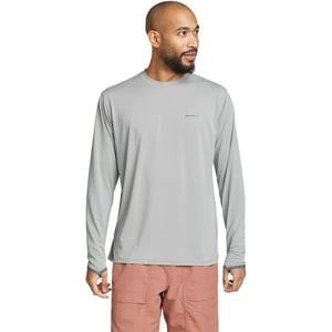 Eddie Bauer Mens UPF LongSleeve CrewGray