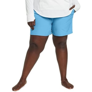 Eddie Bauer Tidal HighRise ShortsPlus Misty Blue