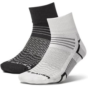 Eddie Bauer Womens Active Pro COOLMAX Quarter Crew Socks  2 PackBlack