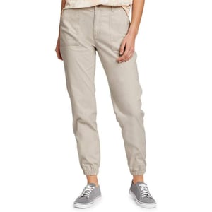 Eddie Bauer Womens Adventurer Stretch Ripstop Jogger PantsPumice