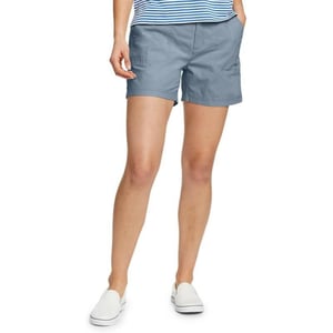 Eddie Bauer Womens Adventurer Stretch Ripstop ShortsPlus Chambray Blue