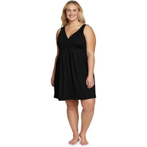 Eddie Bauer Womens Aster Crossover Dress  SolidPlus Black