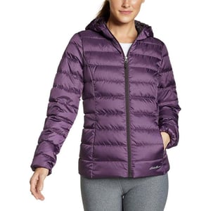 Eddie Bauer Womens CirrusLite Down Hooded Jacket Dk Plum Regular MEddie Bauer Womens CirrusLite Down Hooded Jacket Dk Plum Regular M