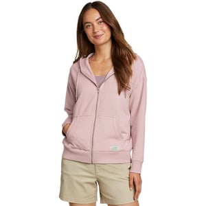 Eddie Bauer Womens Cozy Camp FullZip HoodieTall Pale Lavendar