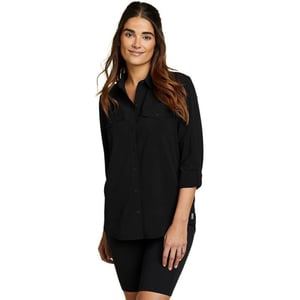 Eddie Bauer Womens Departure 20 LongSleeve ShirtTall Black