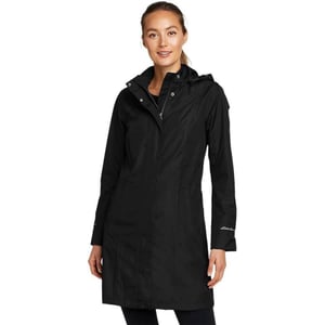 Eddie Bauer Womens Girl on the Go Trench CoatStandard Black