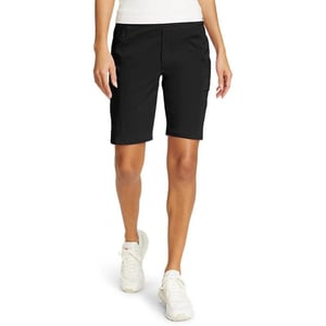 Eddie Bauer Womens Incline Utility Bermuda ShortsRegular Black