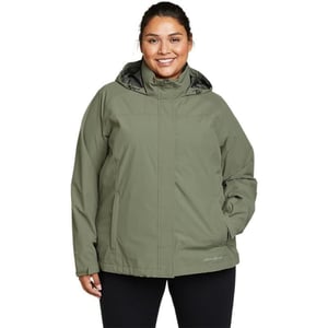 Eddie Bauer Womens Packable Rainfoil JacketPlus Sprig Recycled