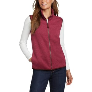 Eddie Bauer Womens Radiator Fleece VestDark Pink