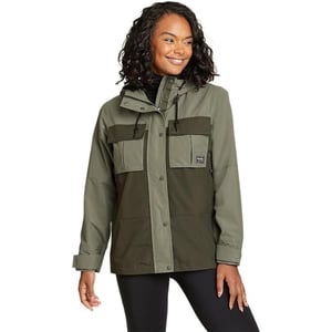 Eddie Bauer Womens Rainfoil Utility JacketRegular Sprig