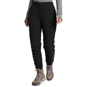 Eddie Bauer Womens Rainier FleeceLined Jogger PantsBlack