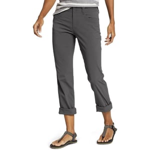 Eddie Bauer Womens Sightscape Horizon Convertible RollUp PantsTall Dark Smoke