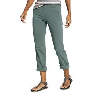 Eddie Bauer Womens Sightscape Horizon Convertible RollUp PantsTall Evergreen