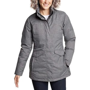 Eddie Bauer Womens Silver Lining Down ParkaChrome