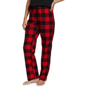 Eddie Bauer Womens Stines Favorite Flannel Sleep PantsRegular Barn Red