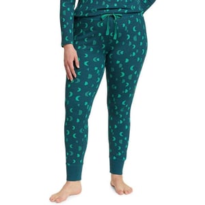 Eddie Bauer Womens Stines Favorite Waffle Sleep PantsRegular Dk Emerald