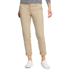 Eddie Bauer Womens Stretch Legend Wash Pants  BoyfriendRegular Cloud