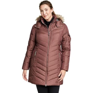 Eddie Bauer Womens Sun Valley Down ParkaPetite Misty Rose