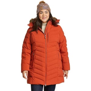 Eddie Bauer Womens Sun Valley Down ParkaPlus Spice