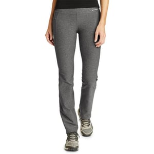 Eddie Bauer Womens Trail Tight Pants  High RiseTall Heather Gray