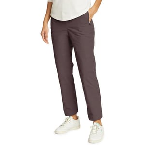 Eddie Bauer Womens Voyager Chino PullOn PantsAubergine