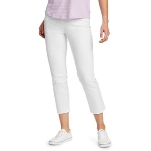 Eddie Bauer Womens Voyager Crop JeansPlus Size White