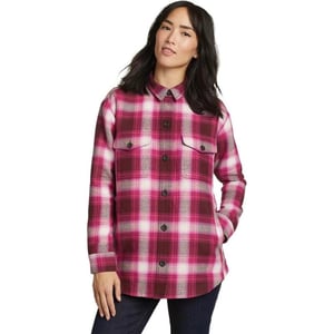 imageEddie Bauer Womens Campfire Bonding FlannelDk Chinaberry