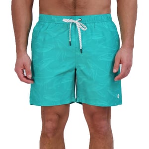 imageEddie Bauer Mens SPF 50 Volley Swim Trunk  Fun Designs Comfortable and Stylish 7quot InseamTurquoise Green