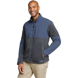 imageEddie Bauer Mens Cascadia LongSleeve FullZip FleeceStorm