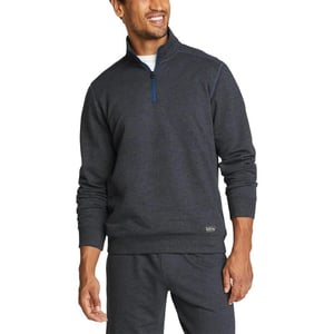 imageEddie Bauer Mens Everyday Fleece 14ZipMidnight Htr