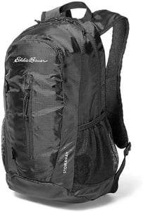 imageEddie Bauer Stowaway Packable BackpackMade from Ripstop Polyester Onyx 30LOnyx