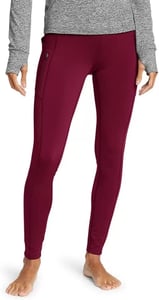 imageEddie Bauer Womens Crossover Winter Trail Adventure HighRise LeggingsDark Berry