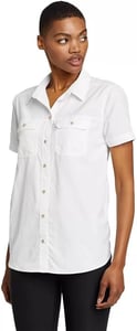 imageEddie Bauer Womens Mountain Ripstop ShortSleeve ShirtWhite