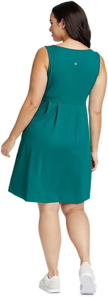 Eddie Bauer Womens Aster Crossover Dress  SolidPetite Seamoss