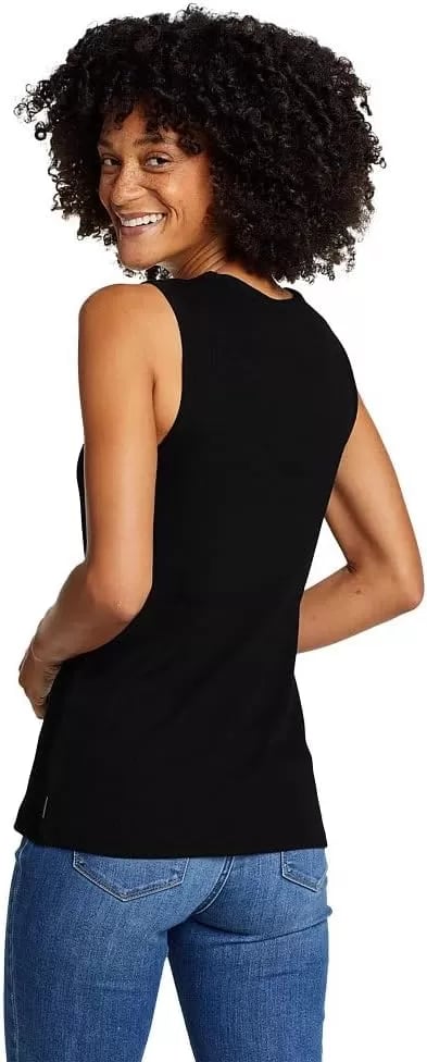 imageEddie Bauer Womens Essentials Ribbed Layering TankBlack