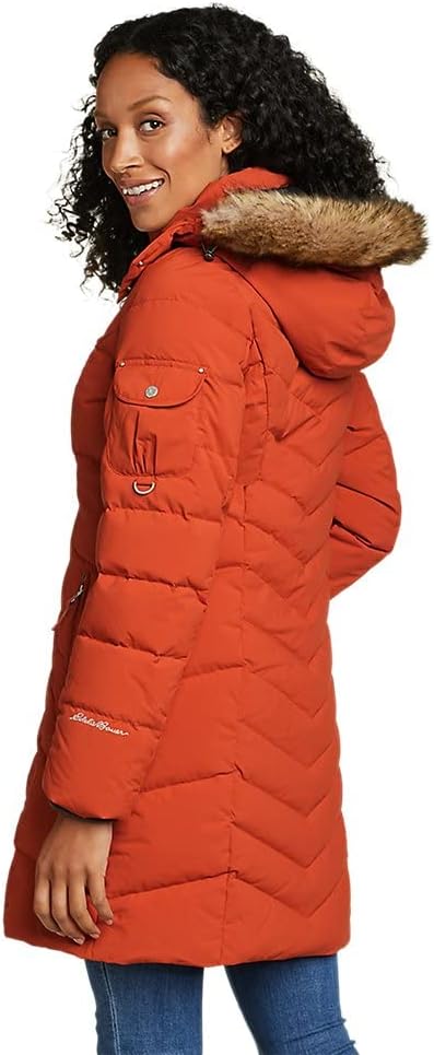 Eddie Bauer Womens Sun Valley Down ParkaPetite Spice