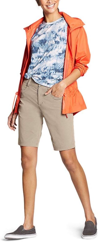 Eddie Bauer Womens Sightscape Horizon Bermuda ShortsAtlantic